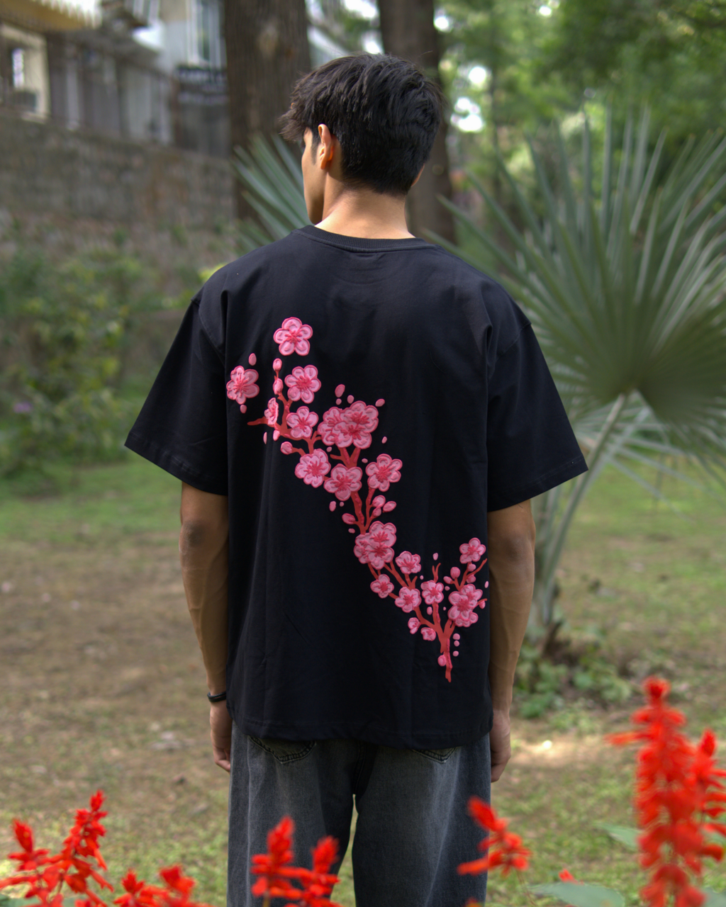 Midnight Blossom Tee