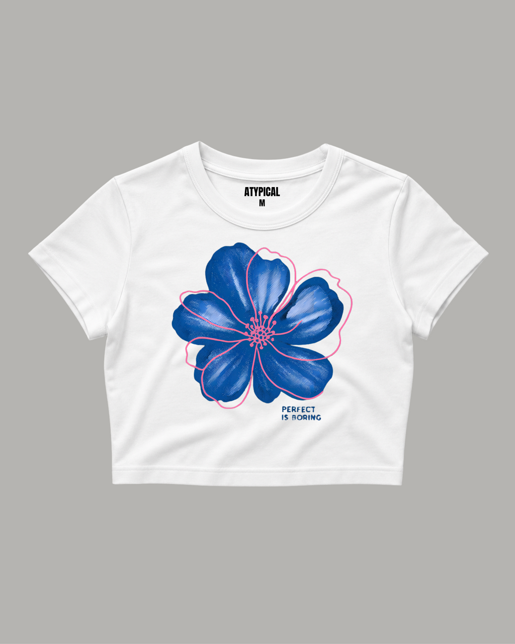 Blue Bloom Baby Tee
