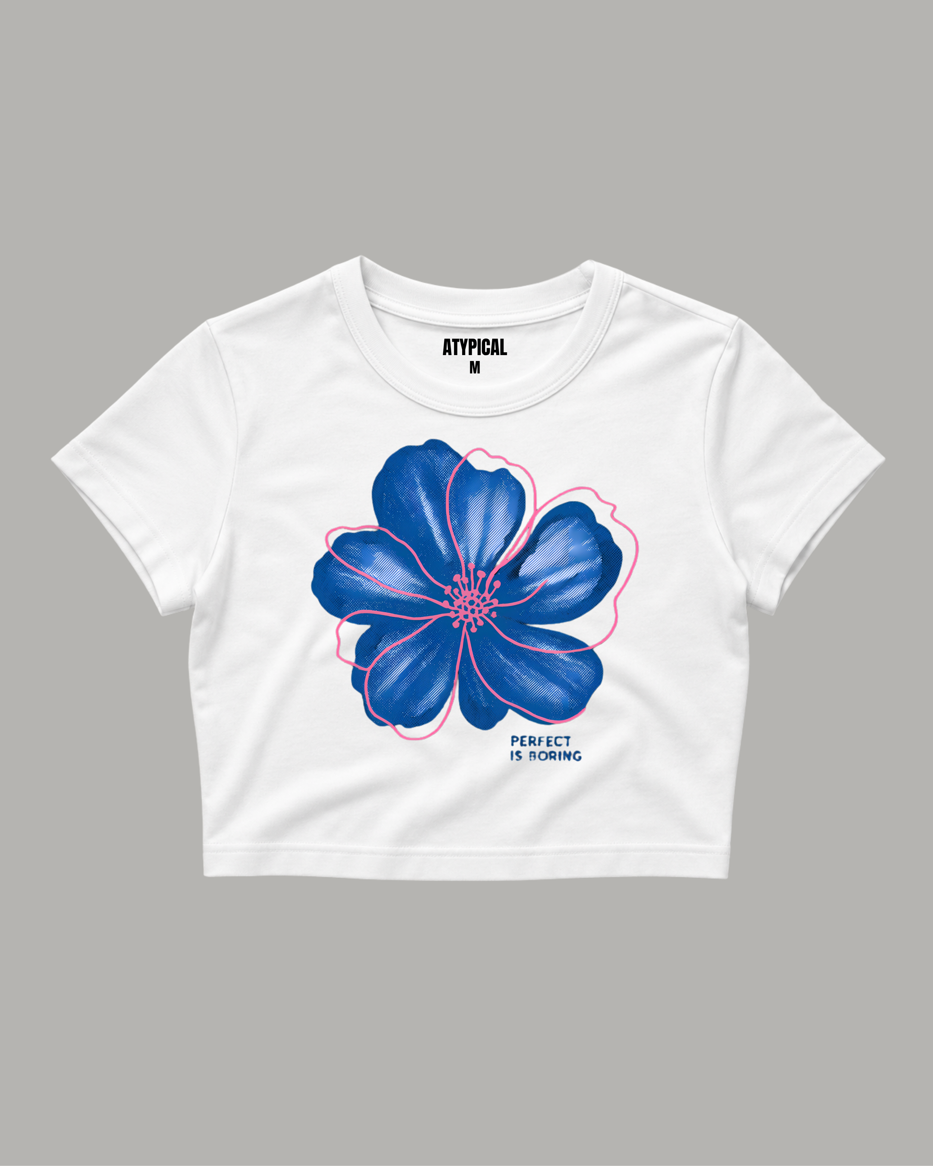 Blue Bloom Baby Tee