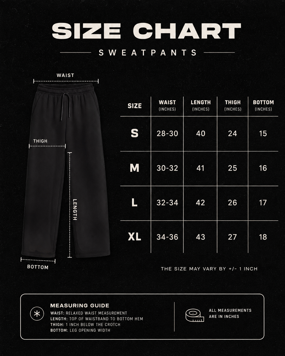 Signature Script Sweatpants Black