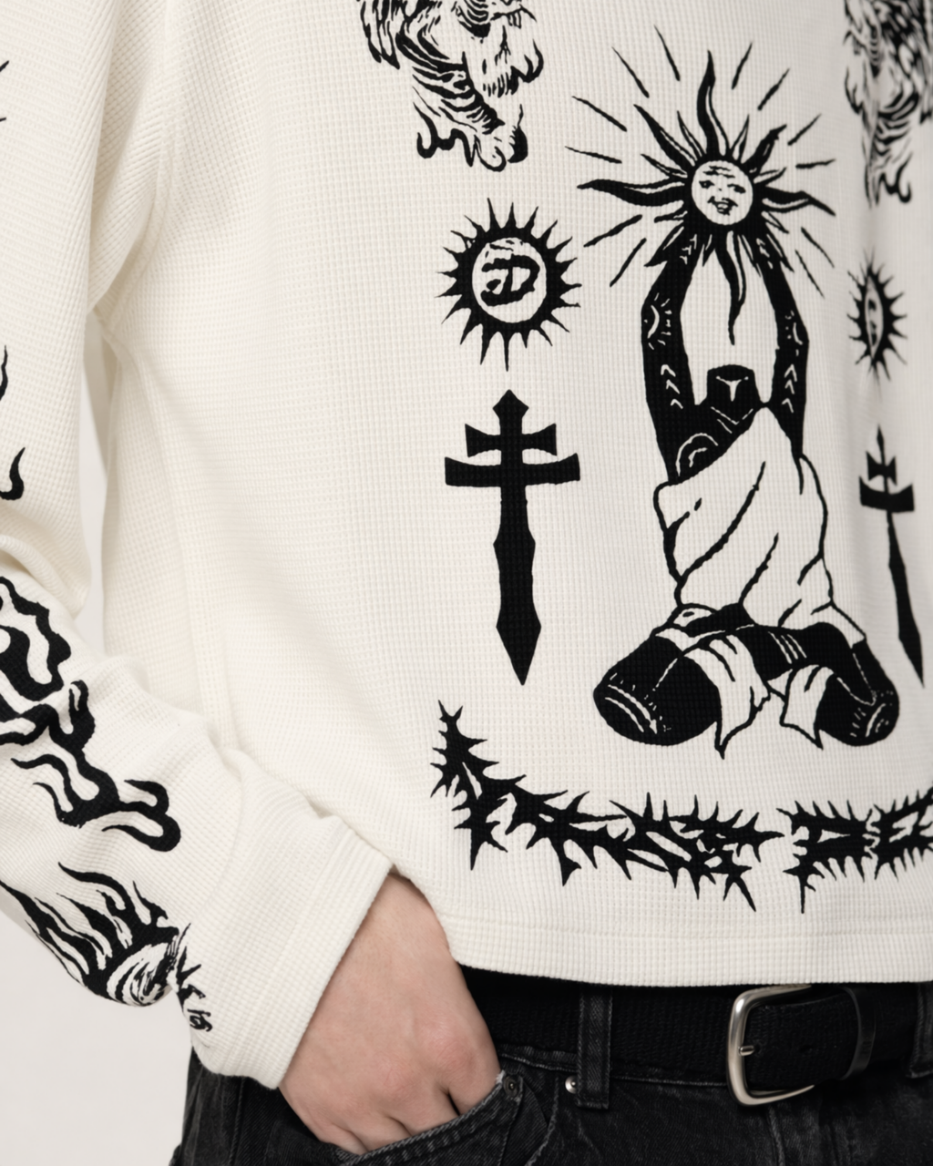 Celestial Rise Waffle Tee