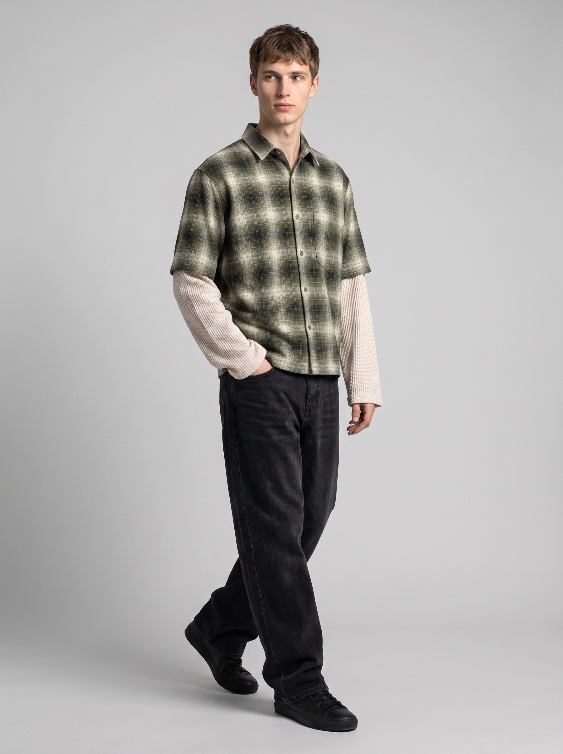 Moss Loom// Waffle Sleeves